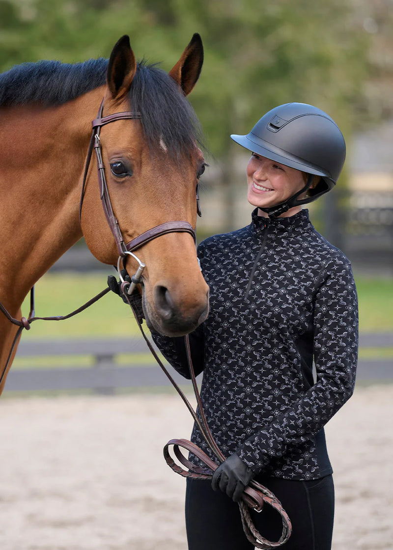 Kerrits Stable Temp Merino Wool Quarter Zip Top