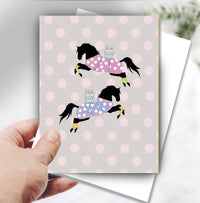 Horse Hollow Press - Horse Birthday Card | Polka Dot Horse