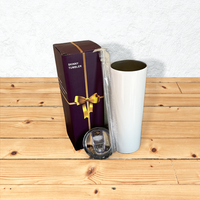 Dogwood Graphics & Design - Watercolor Cowboy & Horse 20oz Skinny Tumbler