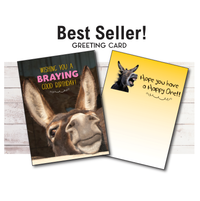 Horse Hollow Press - Donkey Birthday Card