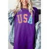 COLORBEAR - Floral USA Graphic Heavyweight T Shirts
