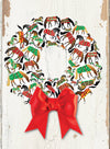 Horse Hollow Press - Horse Boxed Christmas Cards / Blankets Wreath / 8 Holiday