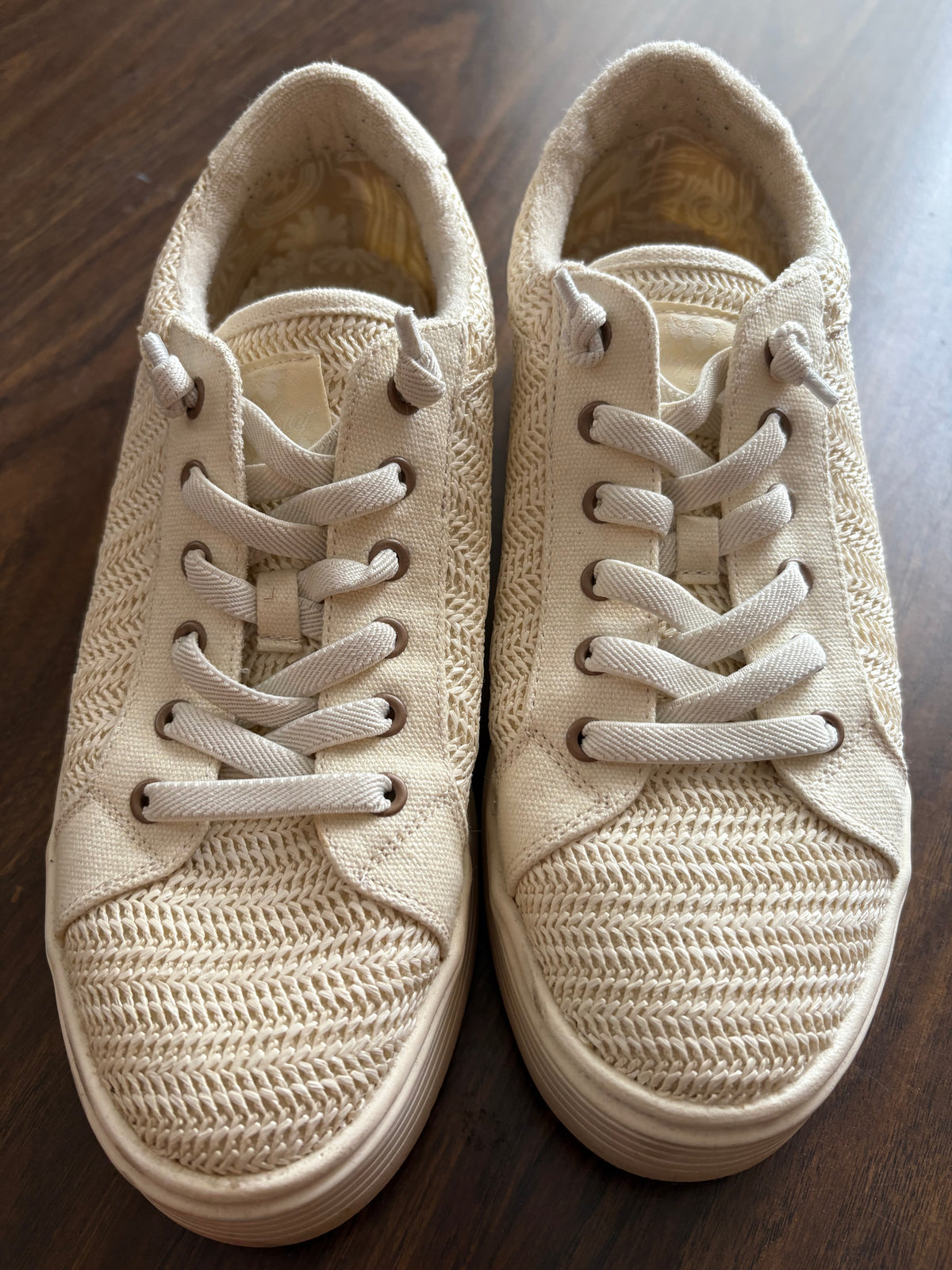 Women's Roxy Sheilahh Oxford Shoes-9-Cream