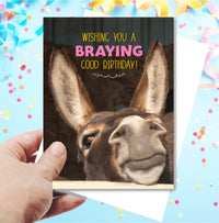 Horse Hollow Press - Donkey Birthday Card