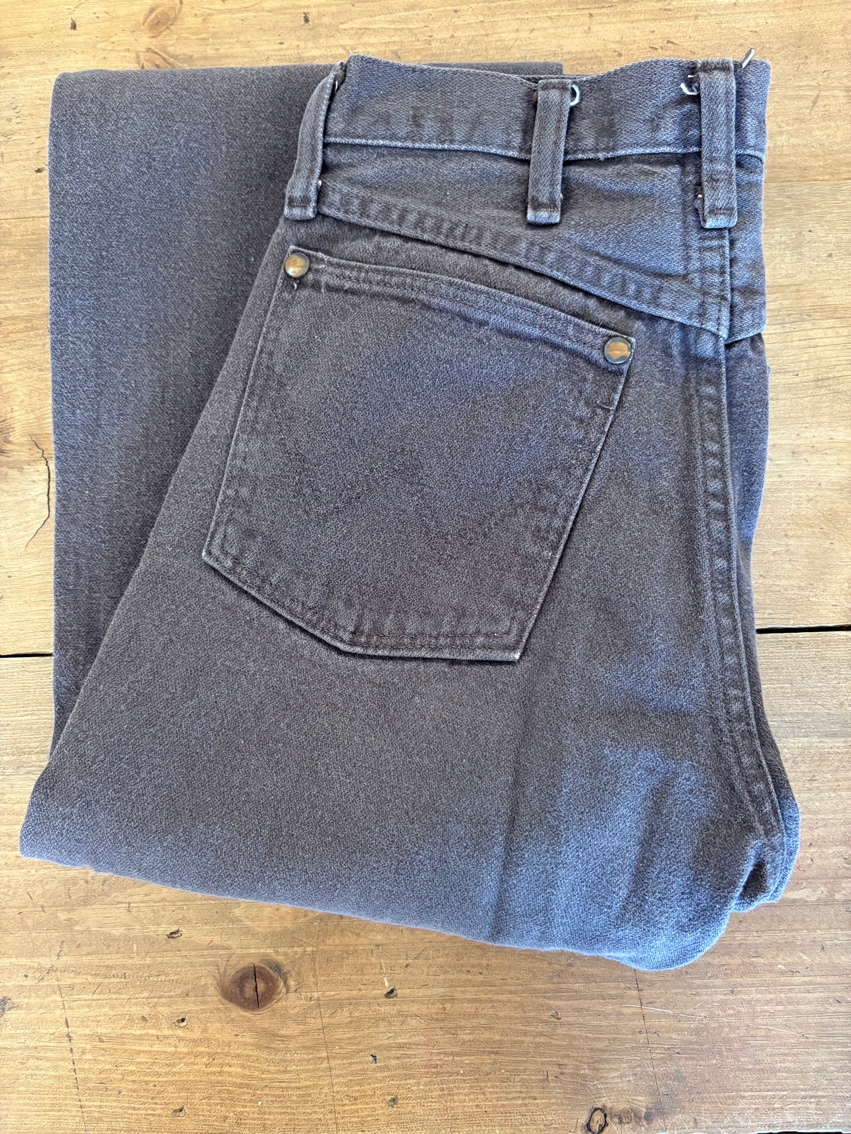 Women's Wrangler Jeans-27x34-Brown