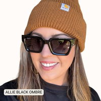 DAX Eyewear - Allie - Women's Polarized Medium Rectangle Sunglasses