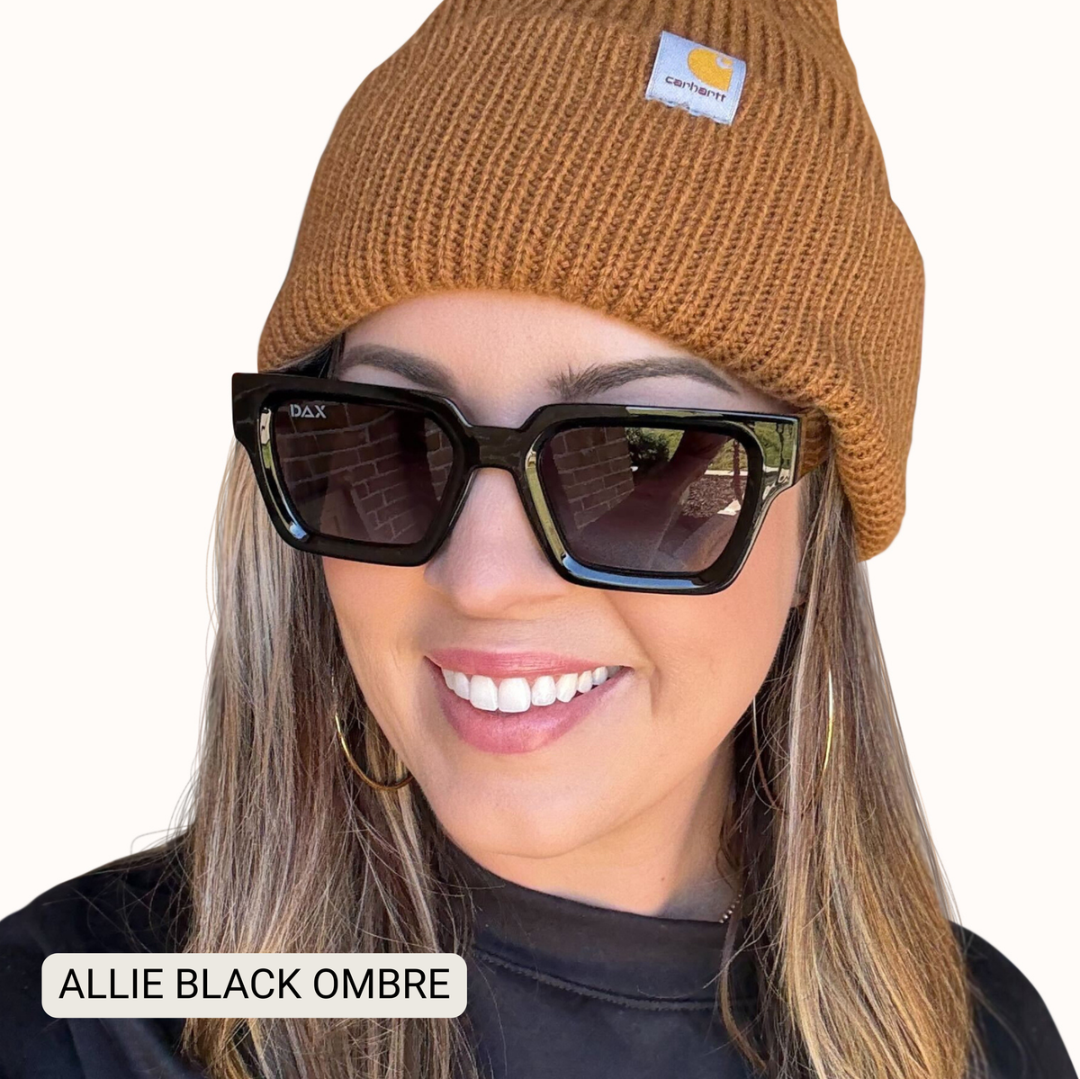 DAX Eyewear - Allie - Women's Polarized Medium Rectangle Sunglasses