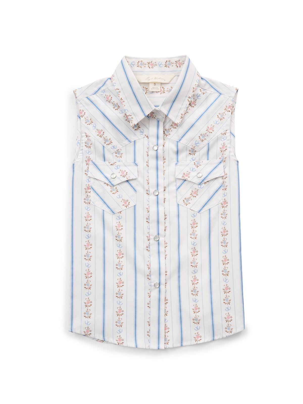 Ely & Walker Girls Sleeveless Horseshoe Print