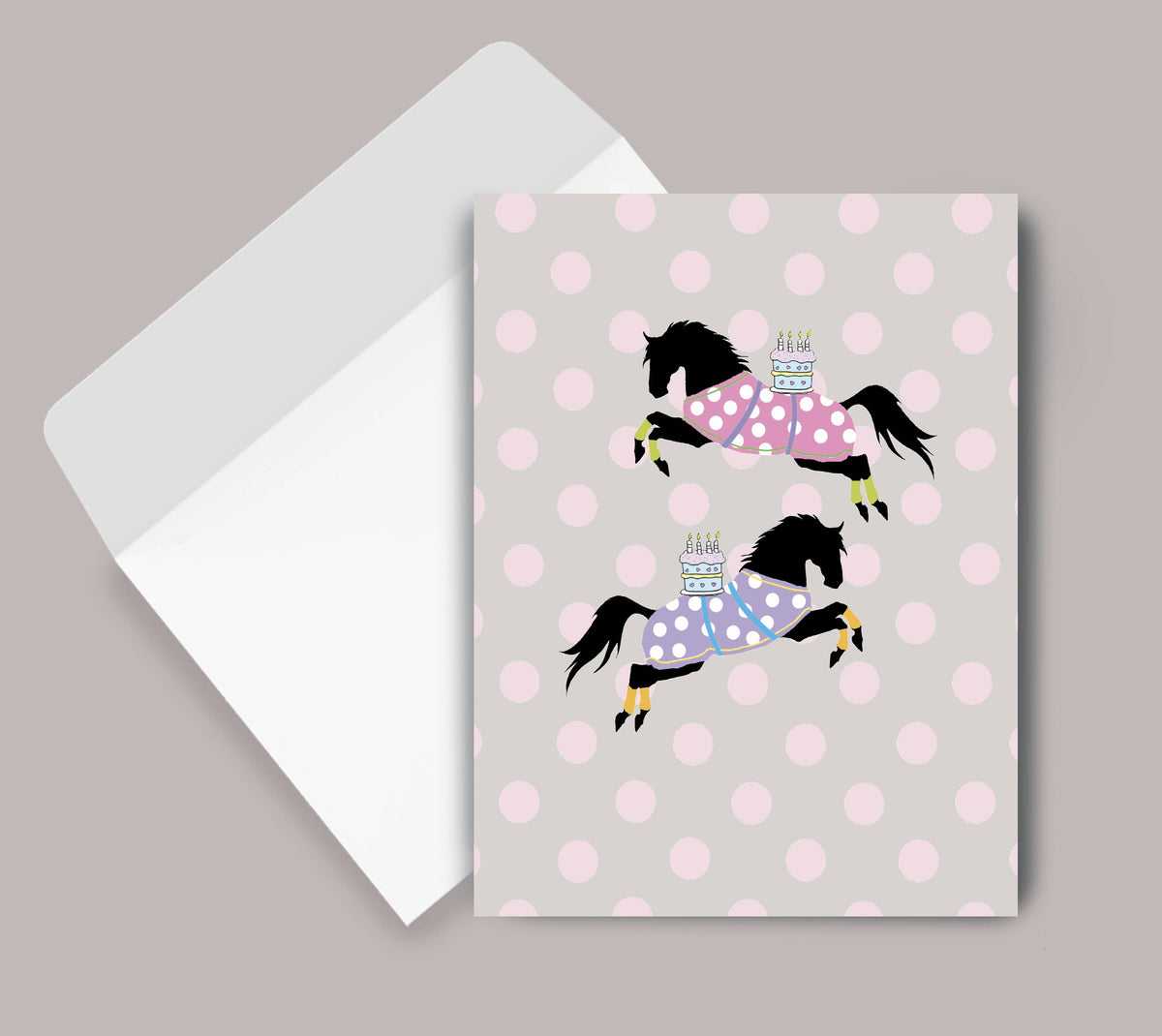 Horse Hollow Press - Horse Birthday Card | Polka Dot Horse