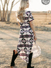 Sterling Kreek Aztec Outskirts Maxi Dress