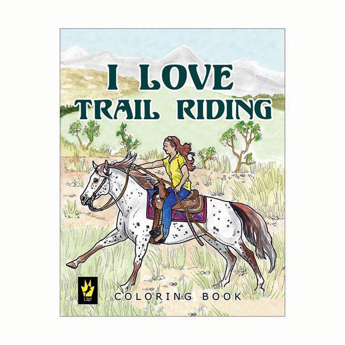 Kelley and Company - I Love Trail Riding Coloring Book