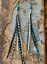 Wild Mountain Fringe - High Desert Turquoise Earrings