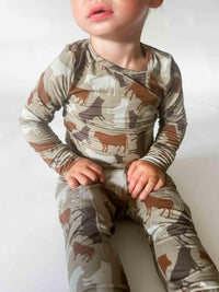 American Farm Company - Cow Camo™ Toddler/Youth Bamboo Pajama Set