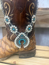 Texas Western Cowhide Bags and More - Squash Blossom Statement Necklace