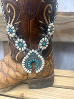 Texas Western Cowhide Bags and More - Squash Blossom Statement Necklace