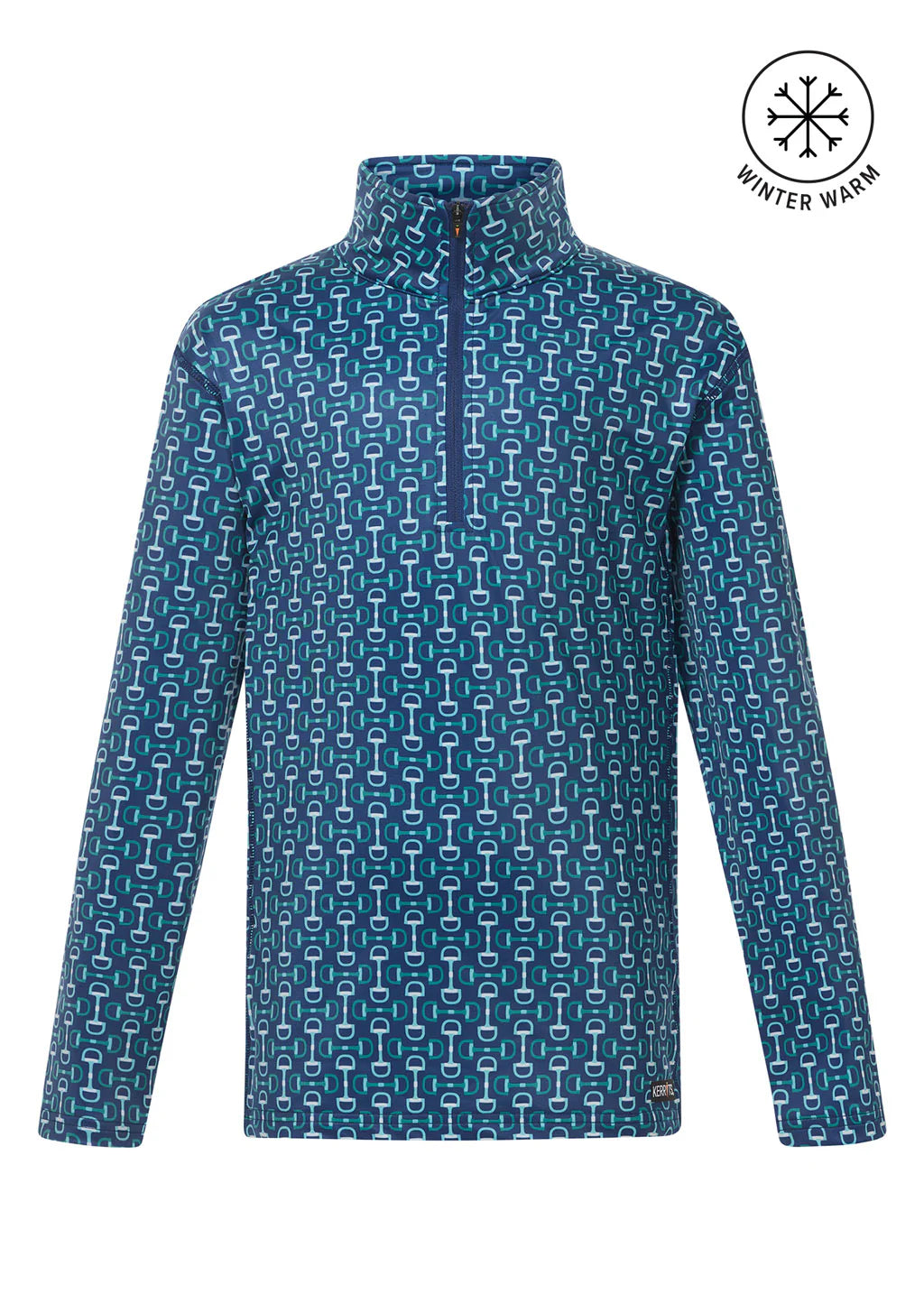 Kerrits First Level Quater Zip Fleece Tech Top - Kids
