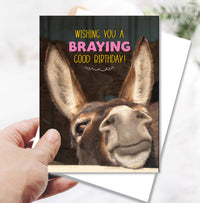 Horse Hollow Press - Donkey Birthday Card