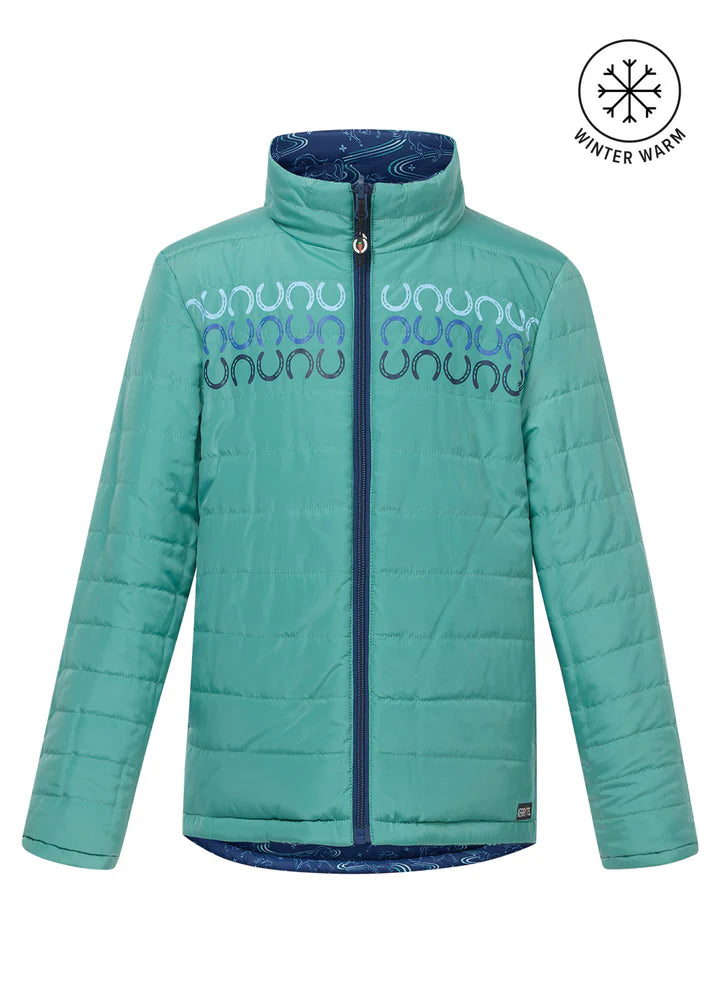 Kerrits Ride the Wind Reversable Quilted Jacket - Kids