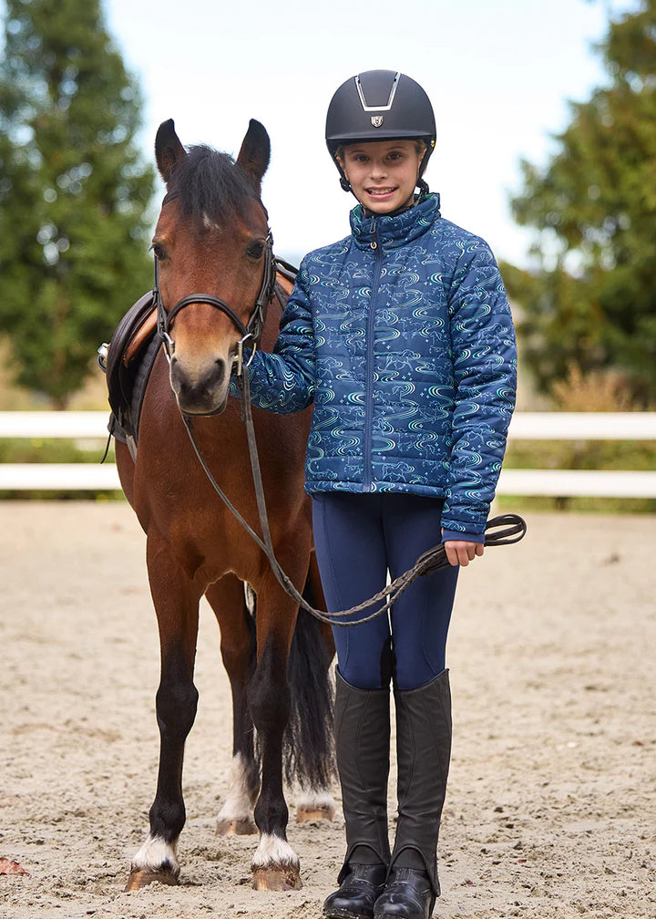 Kerrits Ride the Wind Reversable Quilted Jacket - Kids