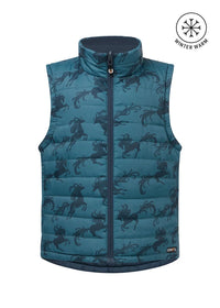 Pony Parade Reversible Quilted Vest-Kid's