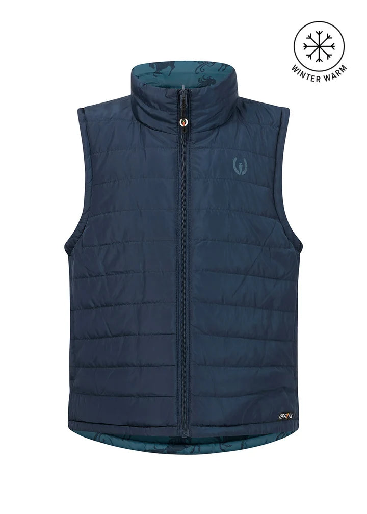 Pony Parade Reversible Quilted Vest-Kid's