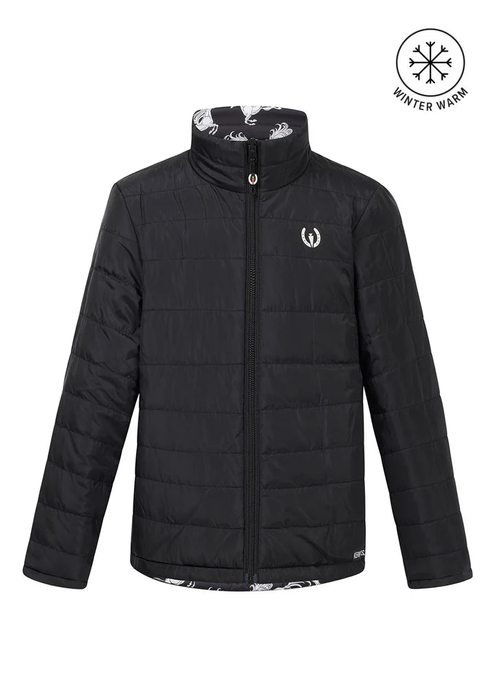 Pony Parade Reversible Quilted Jacket-Kid's