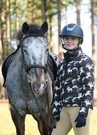 Pony Parade Reversible Quilted Jacket-Kid's