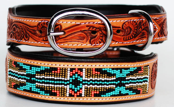 Leather Padded Collar 