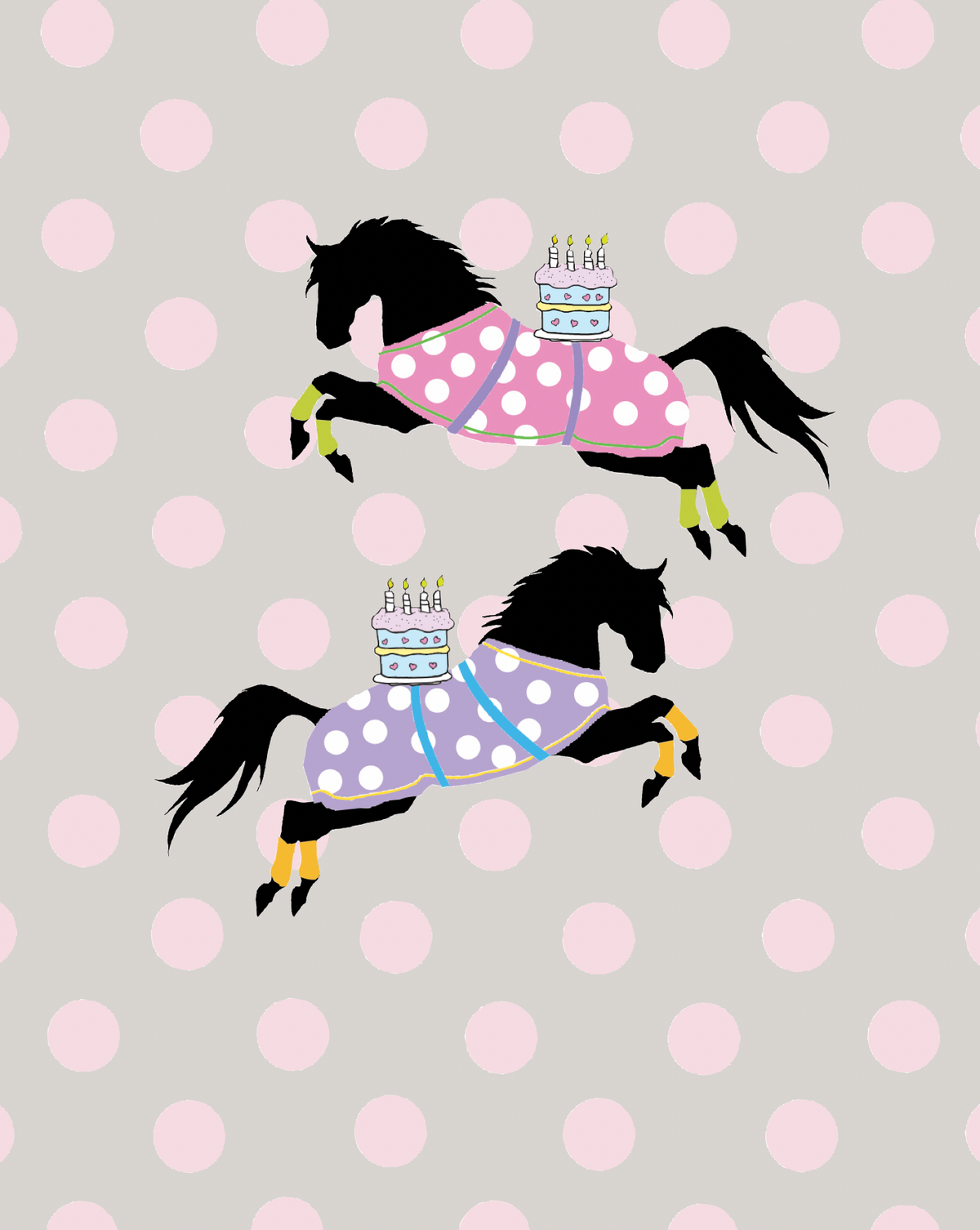 Horse Hollow Press - Horse Birthday Card | Polka Dot Horse