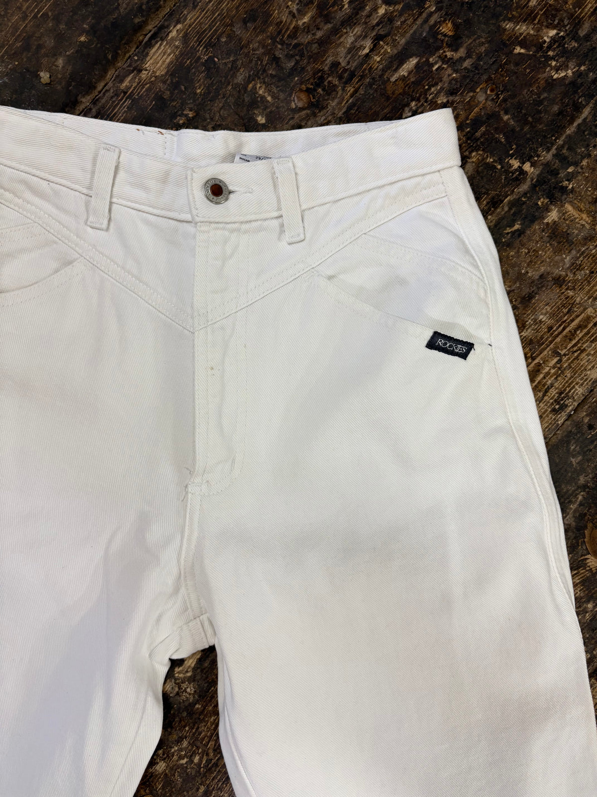Rockies White Jeans - 29x36