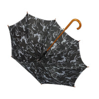 AWST Intl Lila Linear Horses Umbrella