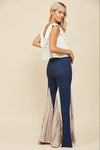 WISTERIA LANE - LACE DETAIL WIDE LEG JEANS 2481PIC