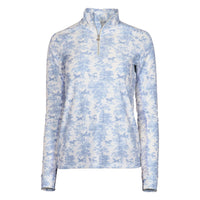 Dapplebay Equestrian Toile 1/4 Zip LS Riding Top
