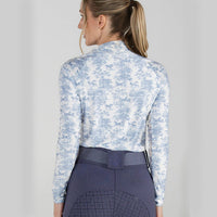 Dapplebay Equestrian Toile 1/4 Zip LS Riding Top