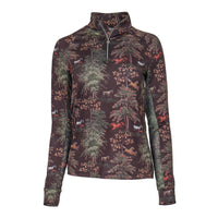 Dapplebay Autum Toile 1\4 Zip Long Sleeve Top