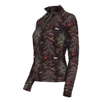 Dapplebay Autum Toile 1\4 Zip Long Sleeve Top