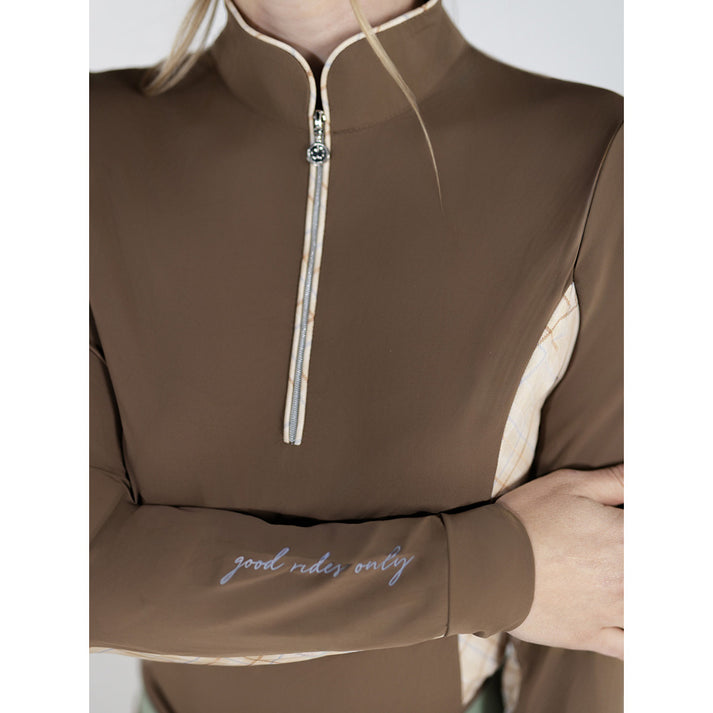 Dapplebay Grace 1/4 ZIP LS Riding Top