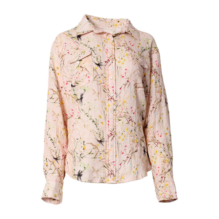 Dapplebay  Breezy Button Up Top