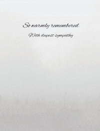Horse Hollow Press - Horse Sympathy Greeting Card | So special... | Horse in Mist