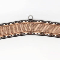 HILASON - COMFYTACK Western Leather Horse Tripping Breast Collar Brown Basket Weave
