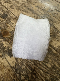 White Snowflake Ribbon