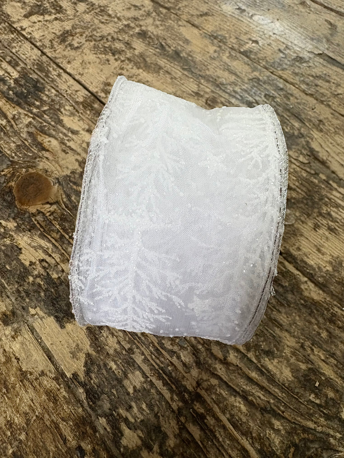 White Snowflake Ribbon