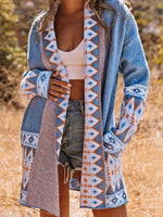 Threaded Pear Ariah Aztec Knitted Cardigan