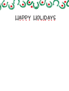 Horse Hollow Press - Horse Christmas Card / Horse Shoes / Holiday Greeting Card