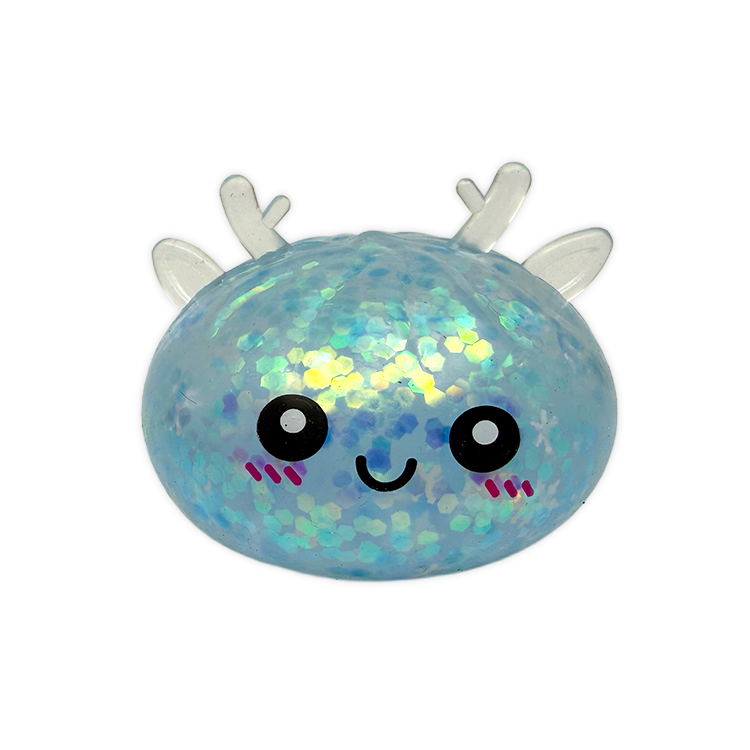 Novelty Brands - Fun Doh Christmas Mystery Reindeer Dumpling Squishy Toy