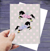 Horse Hollow Press - Horse Birthday Card | Polka Dot Horse