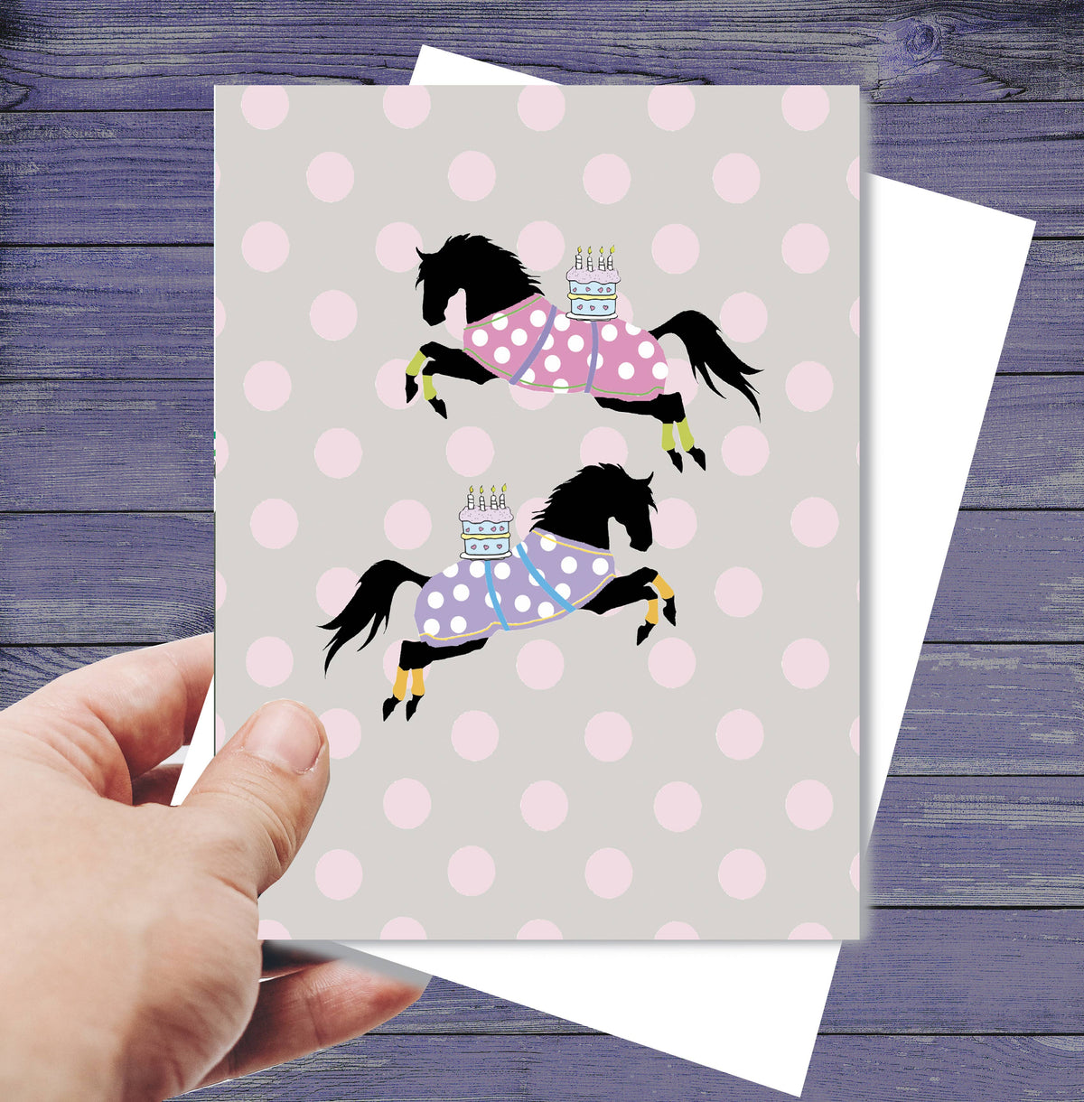 Horse Hollow Press - Horse Birthday Card | Polka Dot Horse