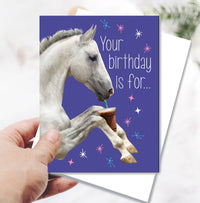 Horse Hollow Press - Horse Birthday Card | Starbucks