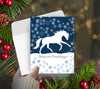 Horse Hollow Press - Horse Christmas Card / Horse Show / Holiday Greeting Card