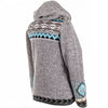 Lost Horizons Knitwear - Dakotah Hooded Wool Sweater with Western Pattern